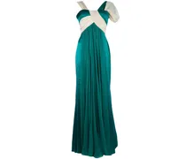 silk evening dress - Grün