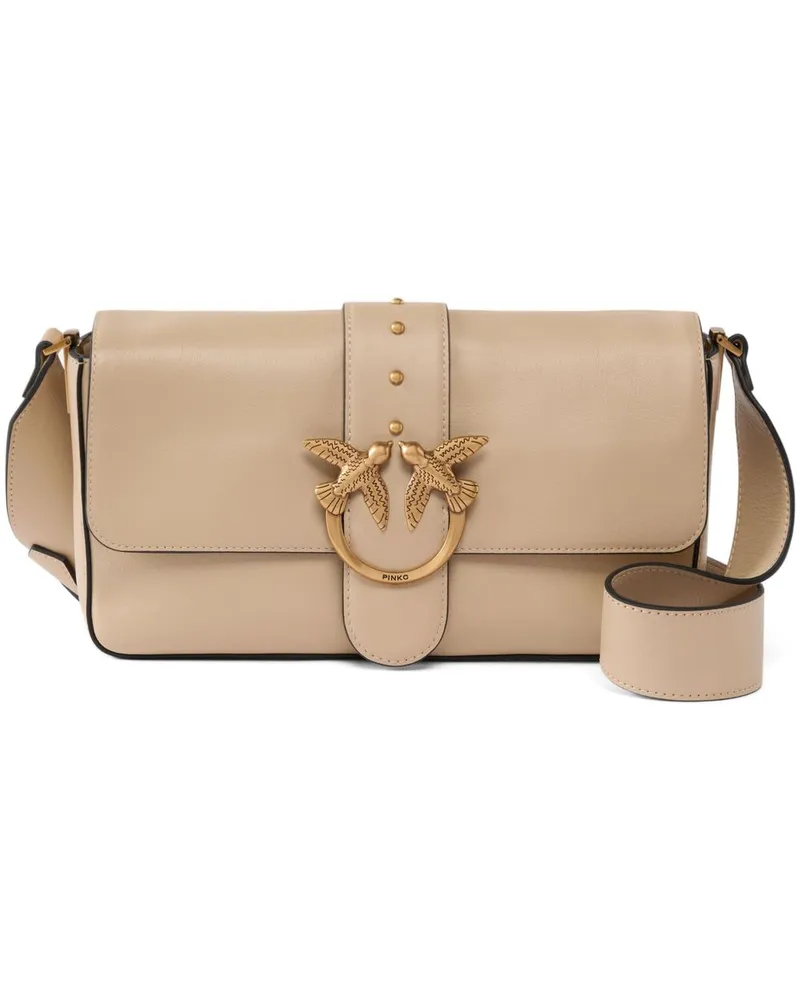 Pinko Love Birds Schultertasche - Nude Nude