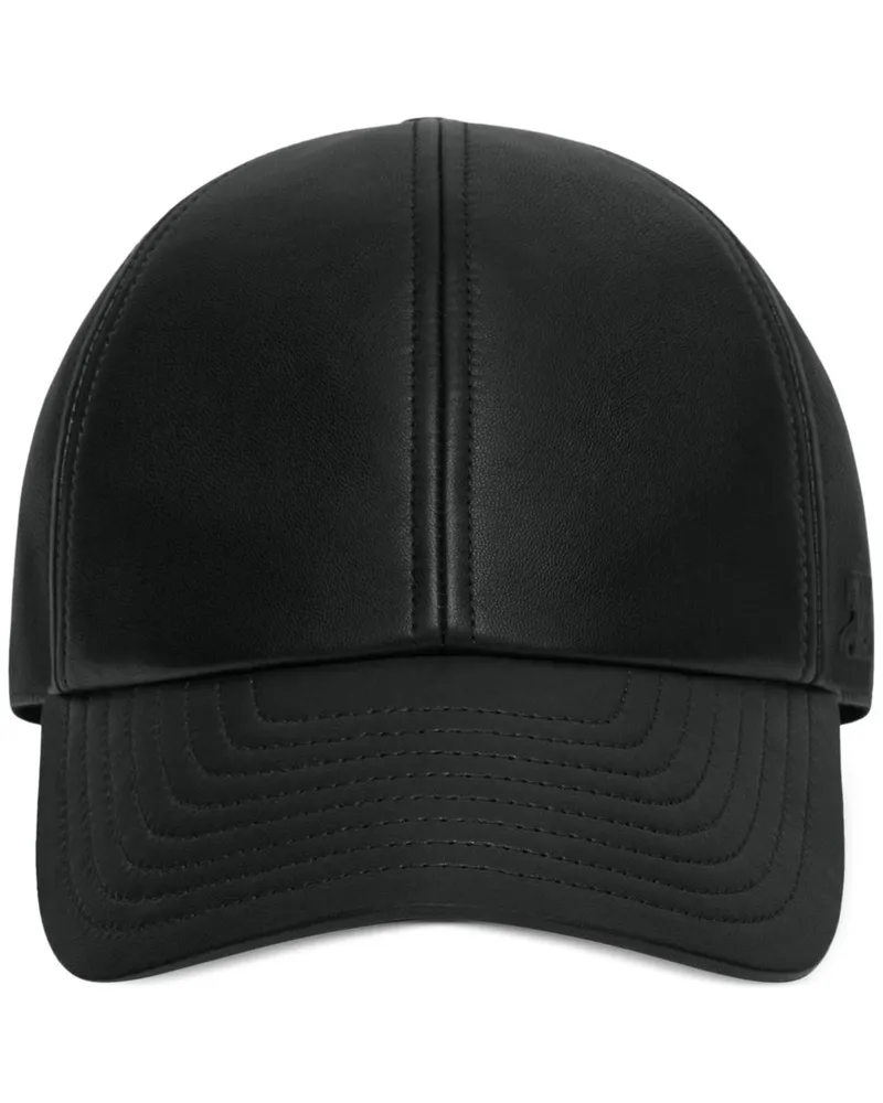 Courrèges AC Baseballkappe - Schwarz Schwarz