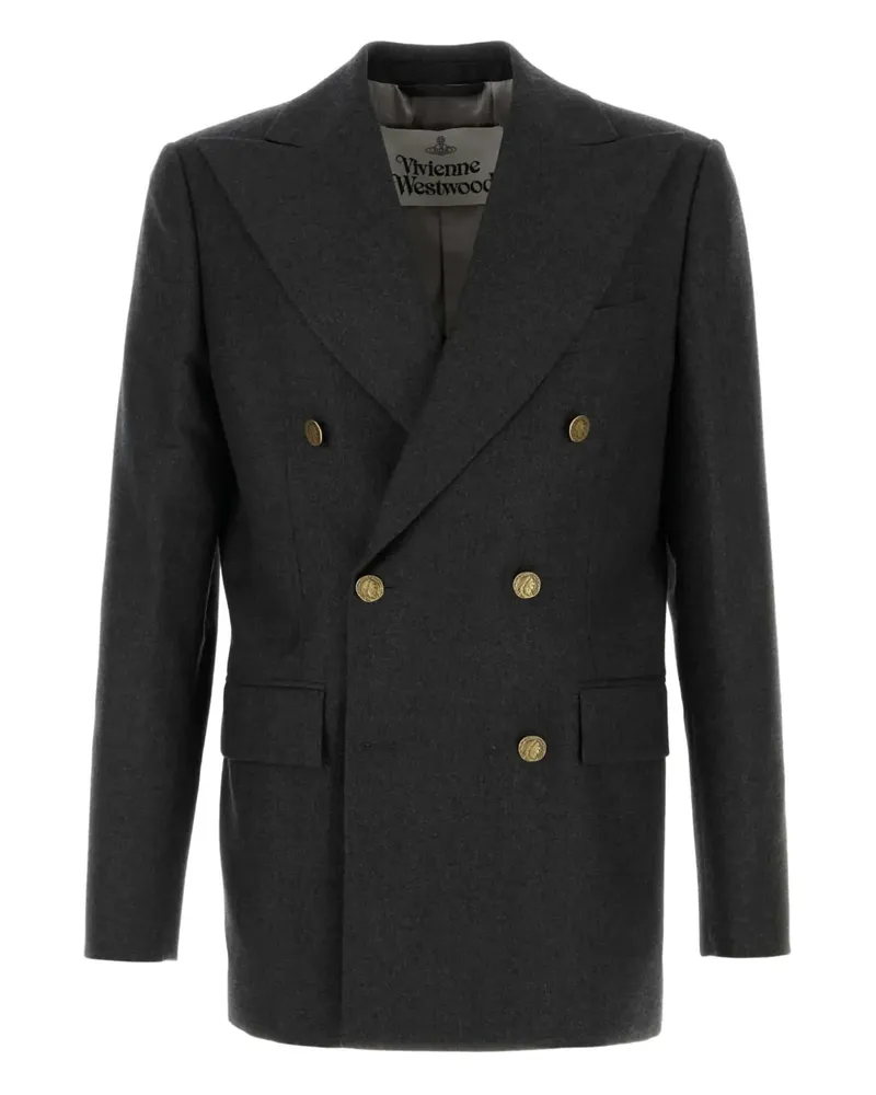 Vivienne Westwood Doppelreihiger Captain Blazer - Grau Grau