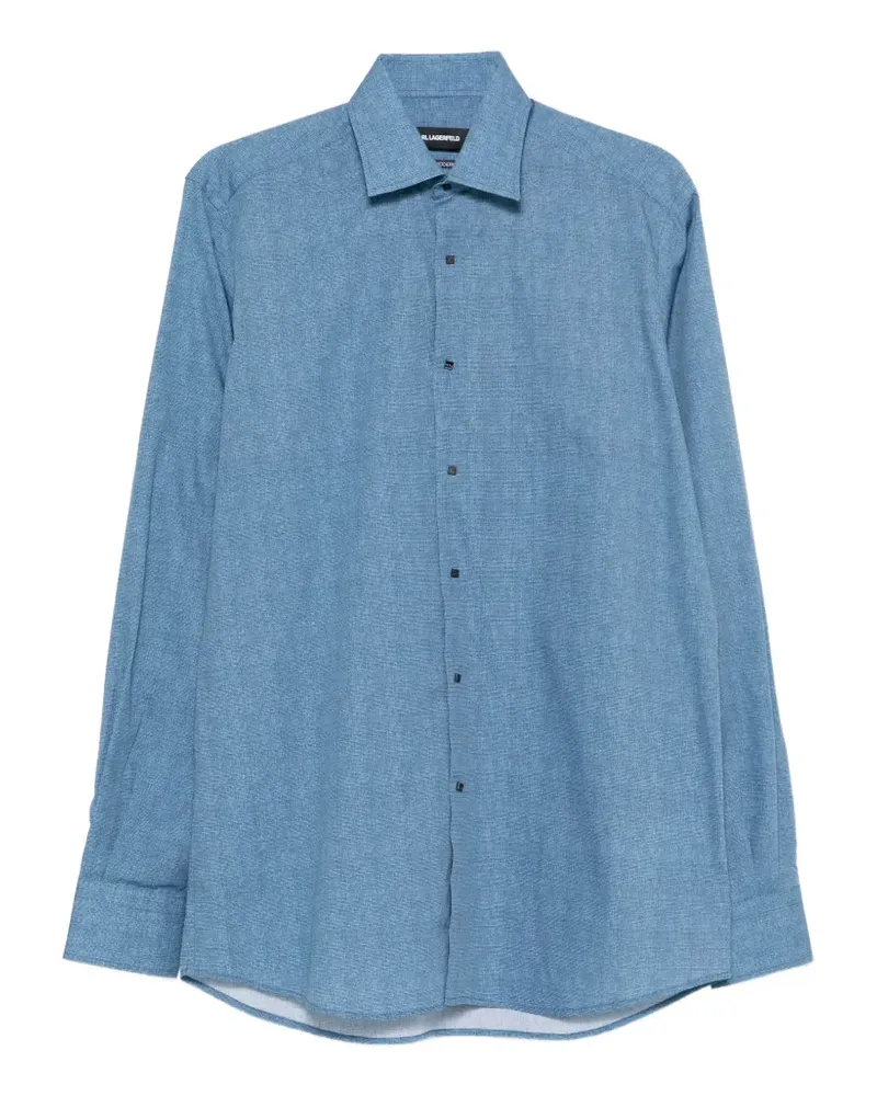 Karl Lagerfeld Modern Fit Hemd - Blau Blau