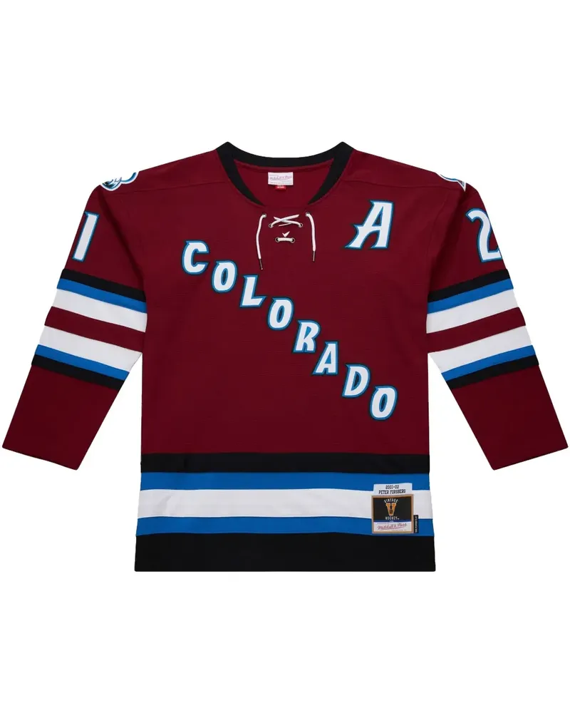 Mitchell & Ness NHL Dark Alternate "Avalanche 2001 Peter Forsberg" Trikot - Rot Rot