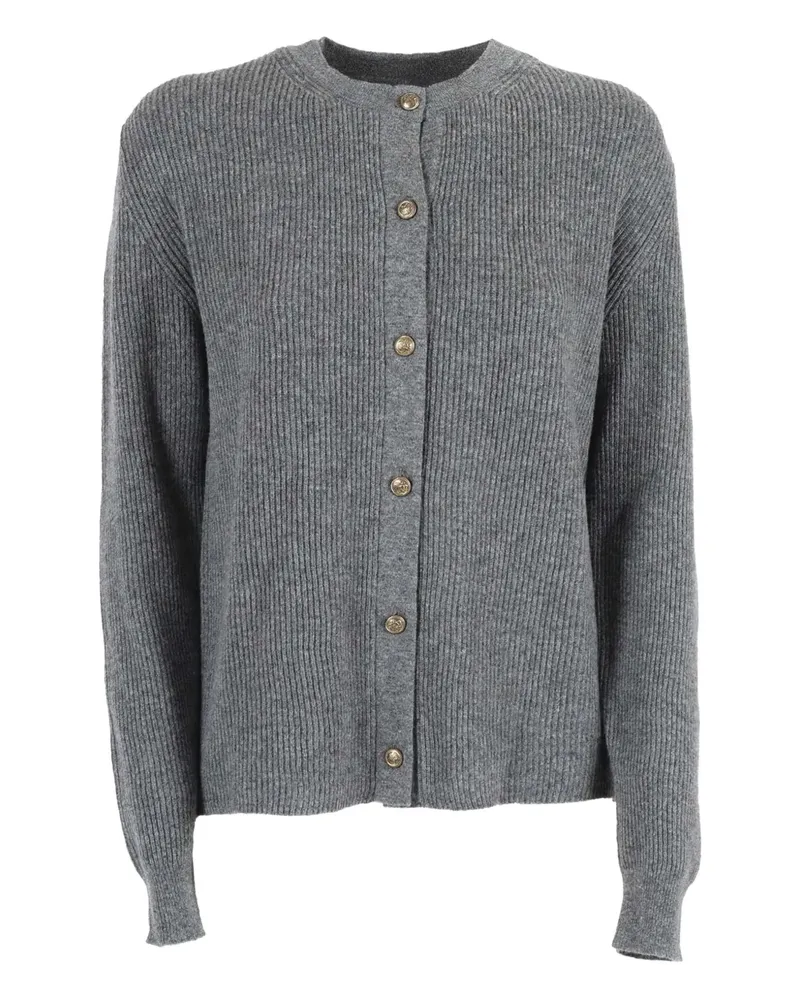Ballantyne Cardigan mit rundem Ausschnitt - Grau Grau
