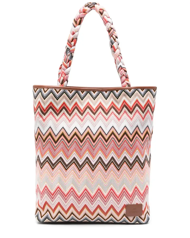 Missoni Handtasche mit Zickzackmuster - Orange Orange