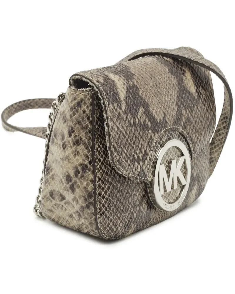 Michael Kors 2000s Umhängetasche aus Schlangenleder - Grau Grau