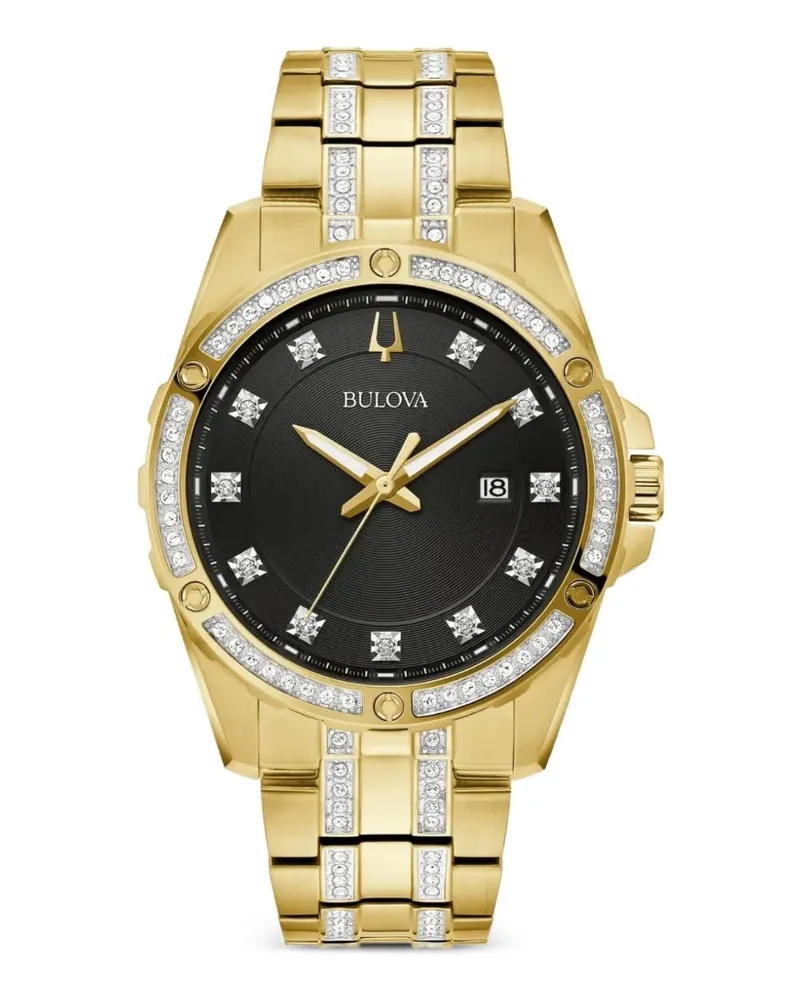 BULOVA Crystal 42mm watch - Schwarz Schwarz