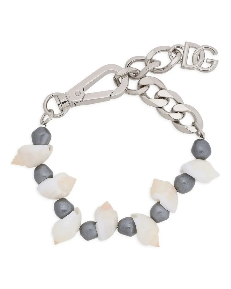 Dolce & Gabbana Armband mit Muscheln - Silber Silber
