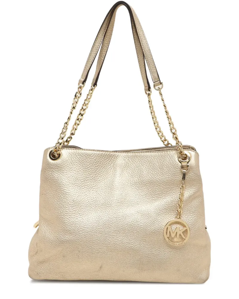 Michael Kors Schultertasche mit Kettenriemen - Gold Gold