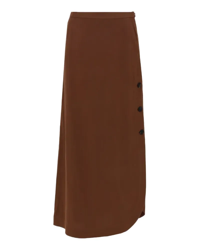Max Mara A-line maxi skirt - Braun Braun