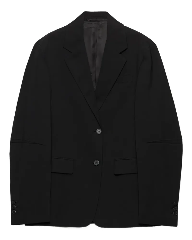 Prada Sakko mit fallendem Revers - Schwarz Schwarz