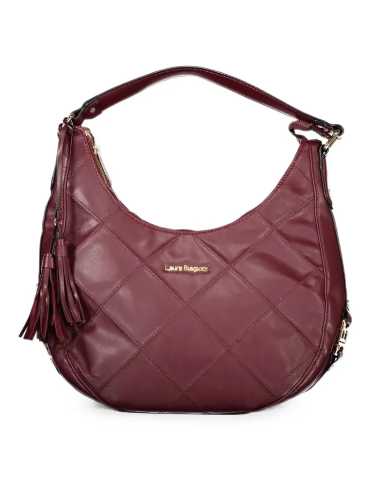 Laura Biagiotti Gesteppte Tasche mit Quaste - Rot Rot