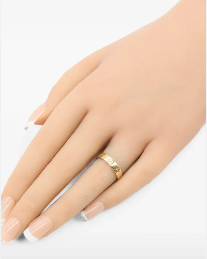 Cartier 2010s Love diamond-embellishment ring - Gold Gold