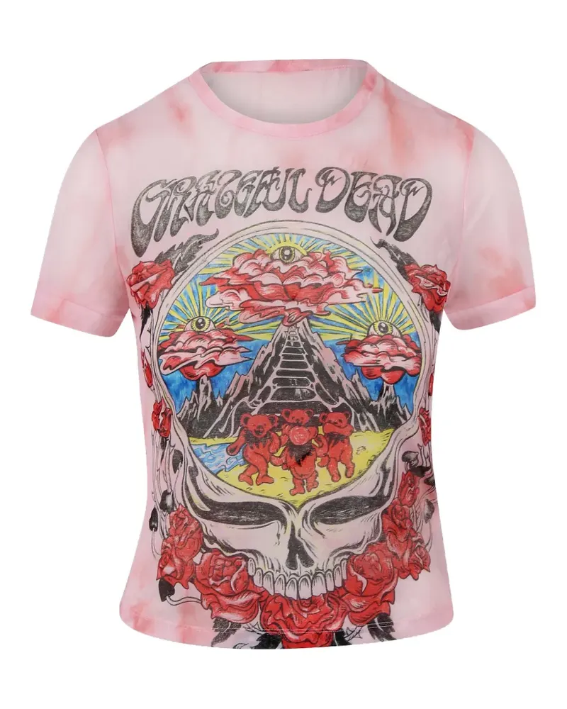 Alice + Olivia Tess tee A+O x Grateful Dead tie-dye T-shirt - Rosa Rosa