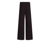 Hose mit seitlichem Schlitz - Braun