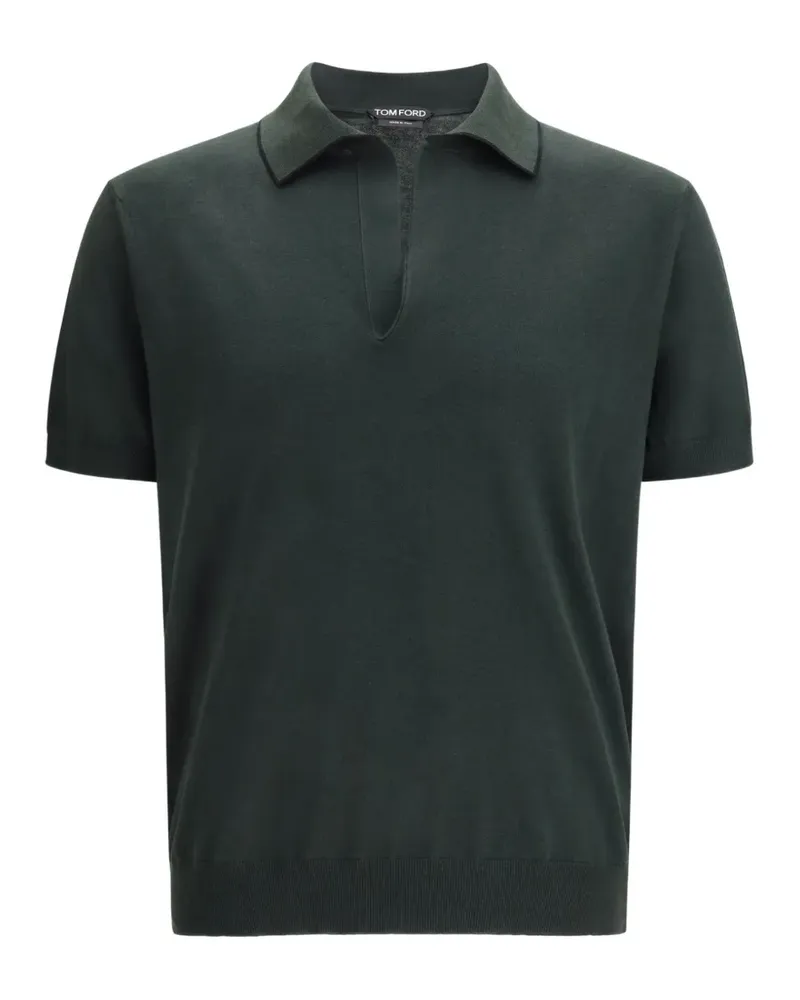 Tom Ford collared T-shirt - Grün Grün