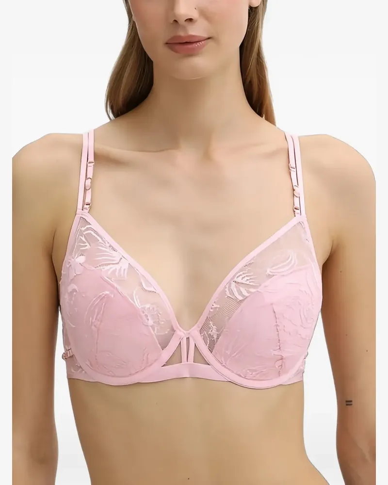 Chantelle Spirits floral-lace underwired bra - Rosa Rosa