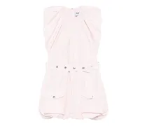 Minikleid mit Gürtel - Rosa