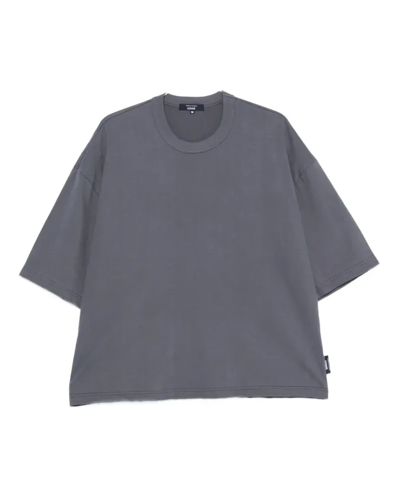 Comme des Garçons panelled short-sleeve T-shirt - Grau Grau
