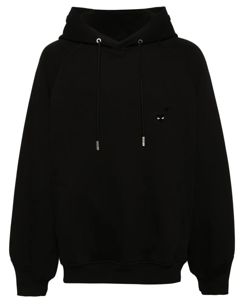 SONGZIO Love Panther Hand Rope Hoodie - Schwarz Schwarz