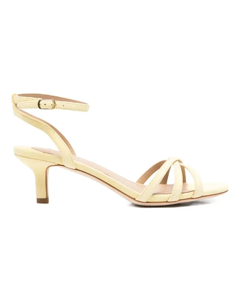 Ralph Lauren Kendyl crossover-strap suede sandals - Gelb Gelb