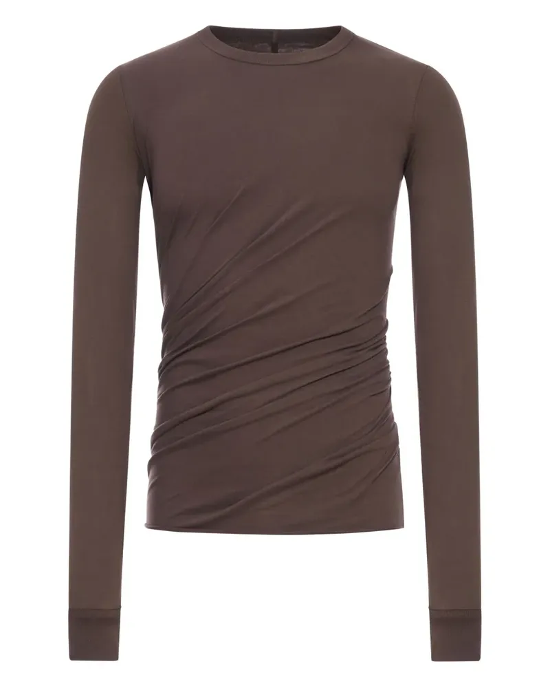 Rick Owens Langarmshirt aus Baumwolle - Braun Braun