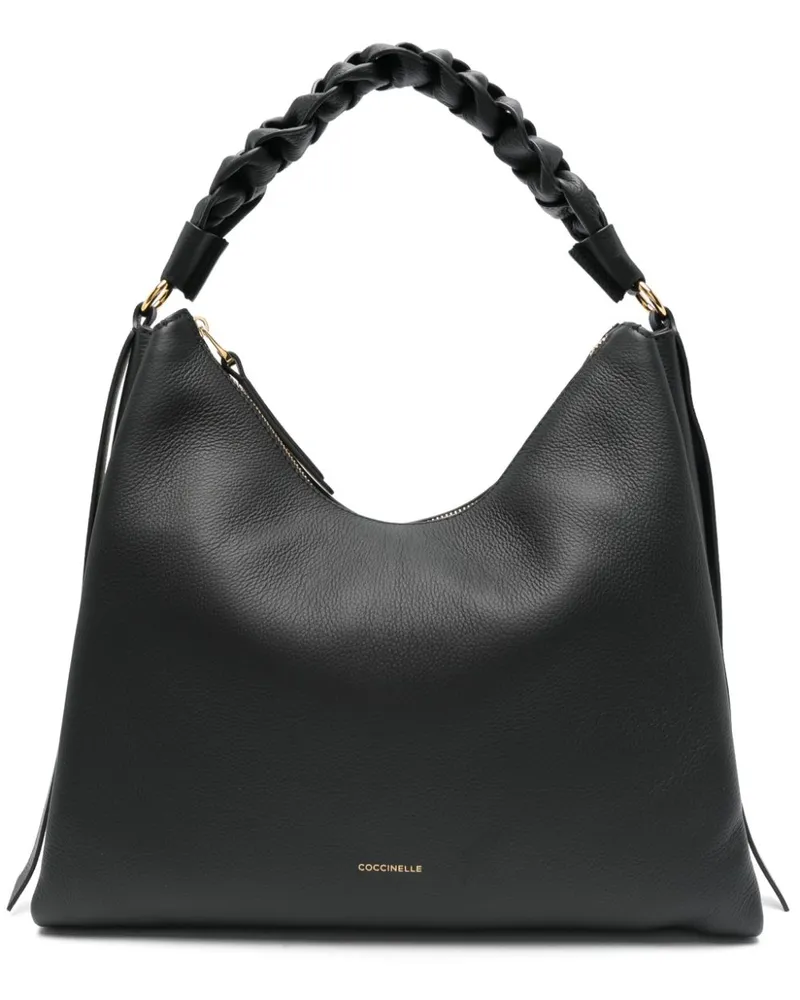 Coccinelle Mittelgroße Boheme Handtasche - Schwarz Schwarz