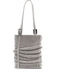 Benedetta Bruzziches Venus La Grande Clutch mit Kristallen Silber