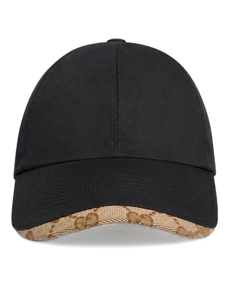 Gucci GG Supreme baseball cap - Schwarz Schwarz