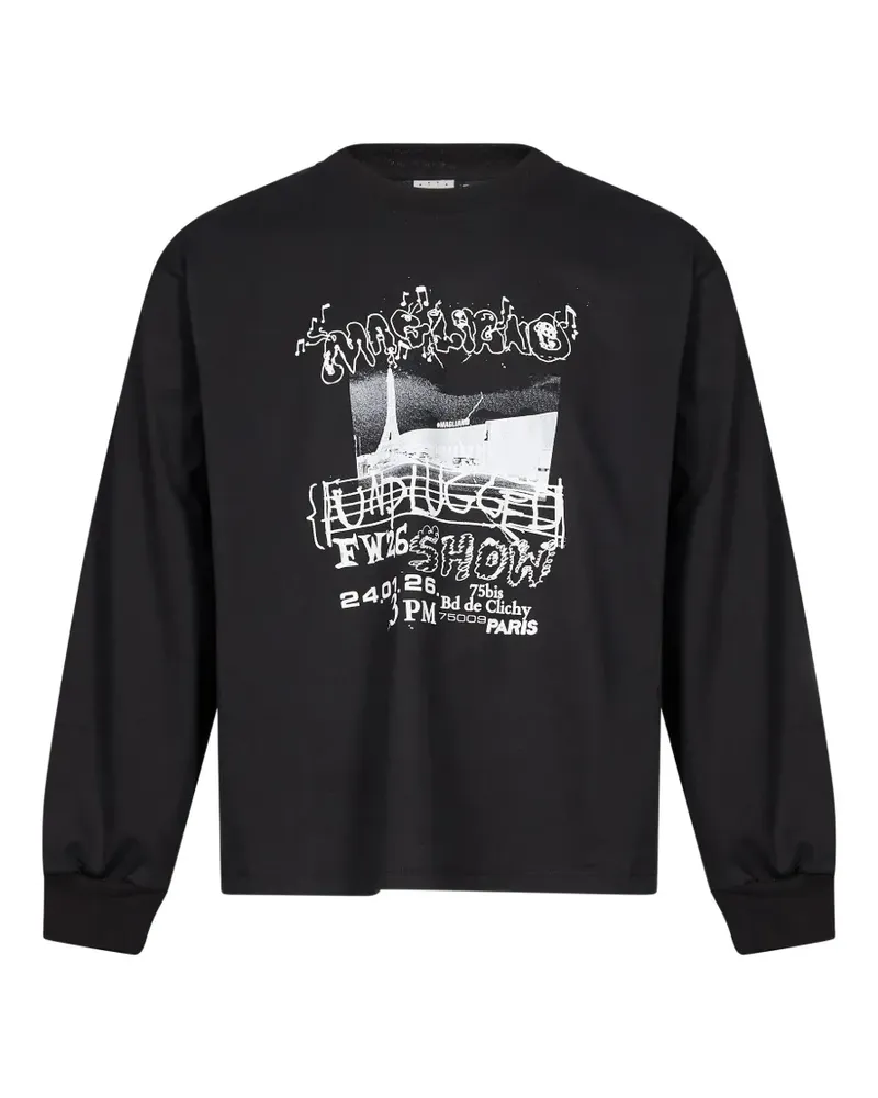 Magliano Unplugged Show FW26 Paris Langarmshirt - Schwarz Schwarz