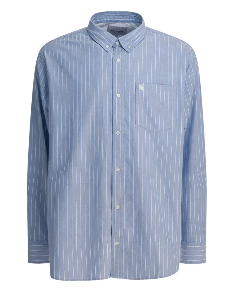 Carhartt WIP Cassel striped pocket shirt - Blau Blau