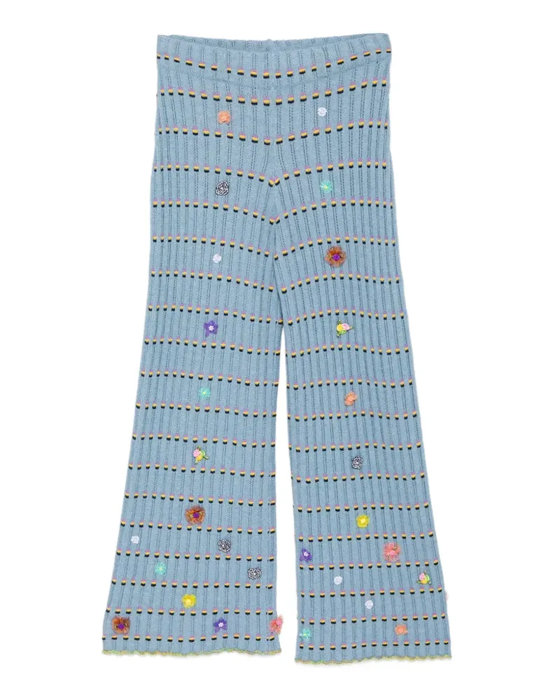YANYAN KNITS Dotty Hose - Blau Blau