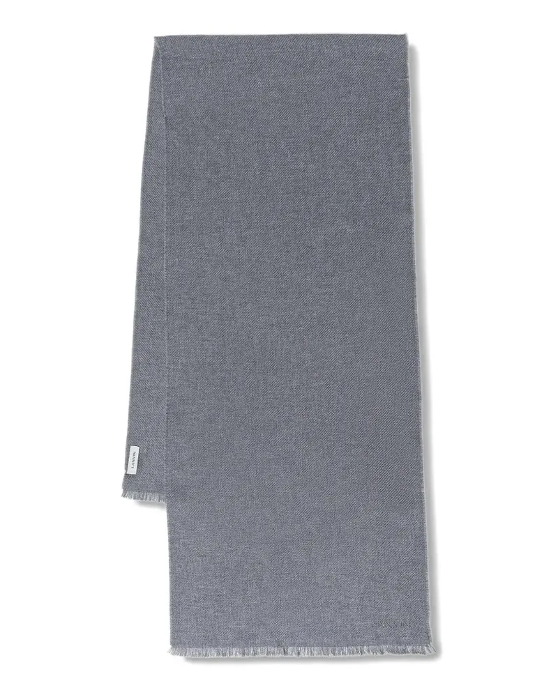 Lanvin frayed scarf - Grau Grau
