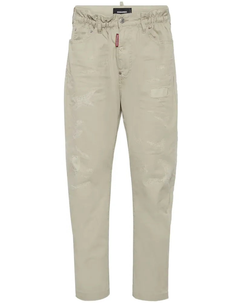 Dsquared2 Hose im Distressed-Look - Nude Nude