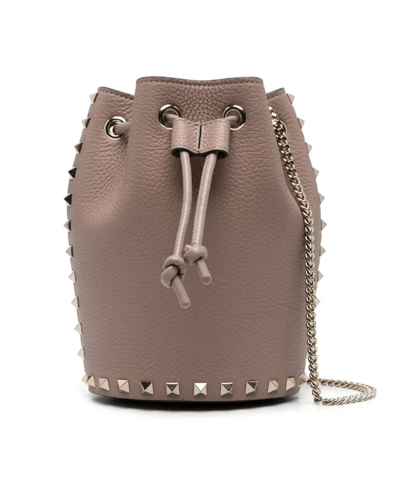Valentino Garavani Rockstud Beuteltasche - Nude Nude