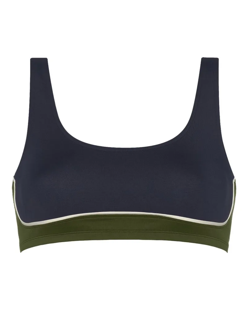 Eres Finale Bikinioberteil mit rundem Ausschnitt - Blau Blau