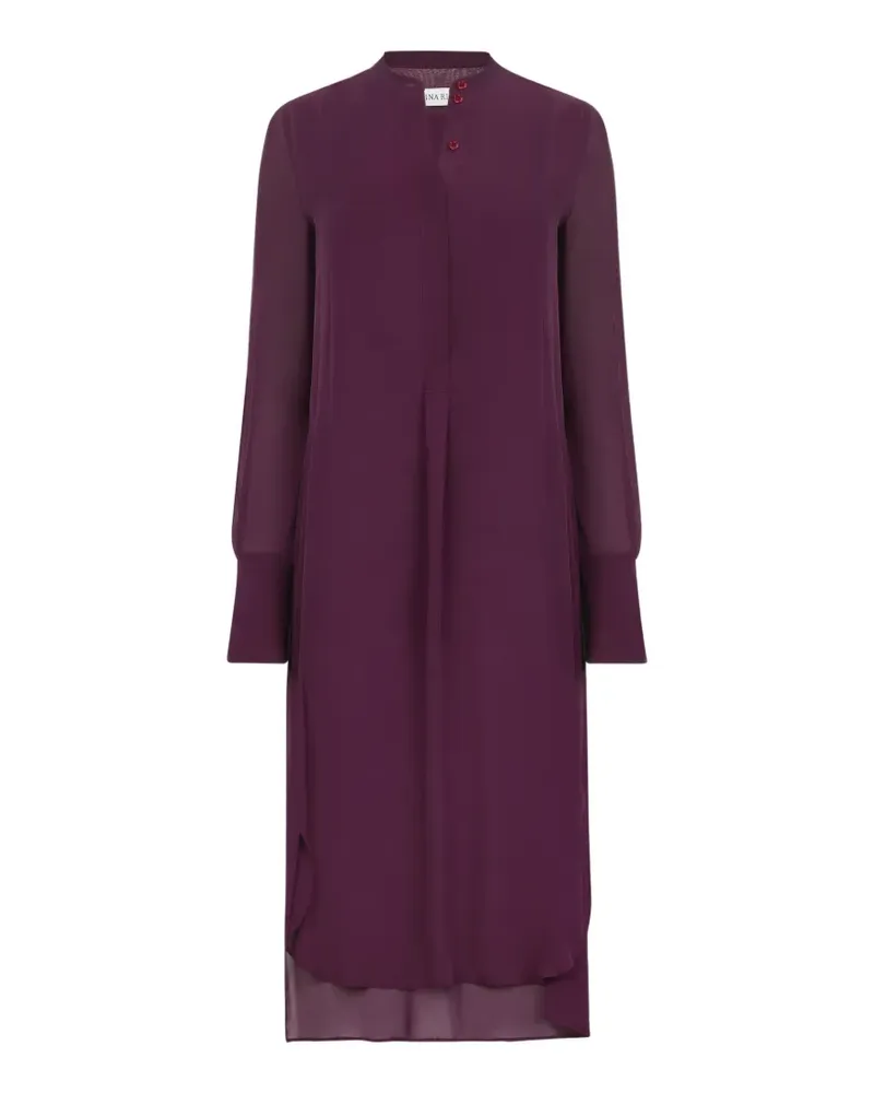 Nina Ricci Minihemdkleid mit Knopfverschluss - Violett Violett
