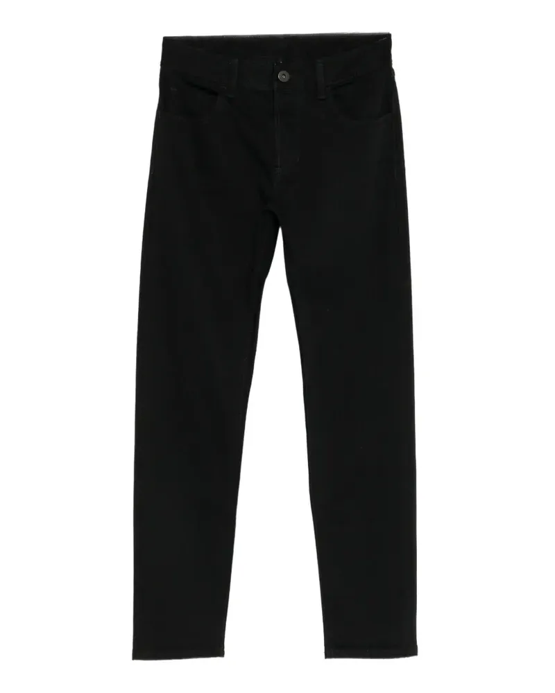James Perse Selvedge-Jeans mit Stretchanteil - Schwarz Schwarz
