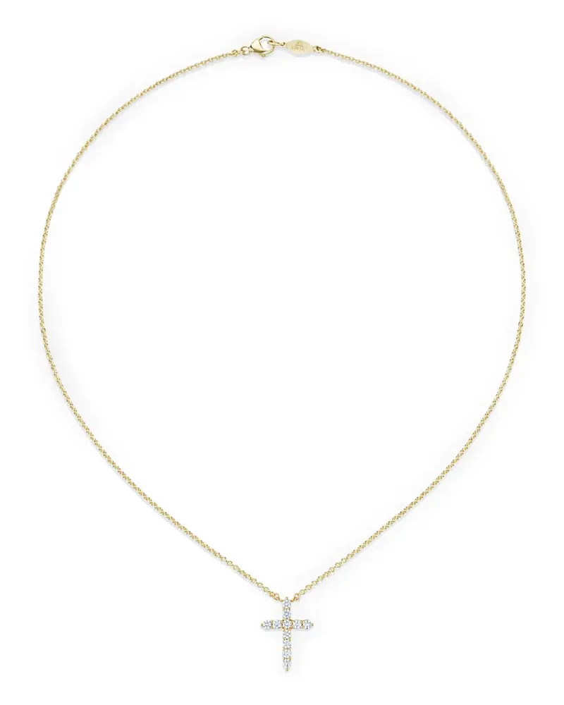 KWIAT Halskette mit Diamantkreuz - Gold Gold