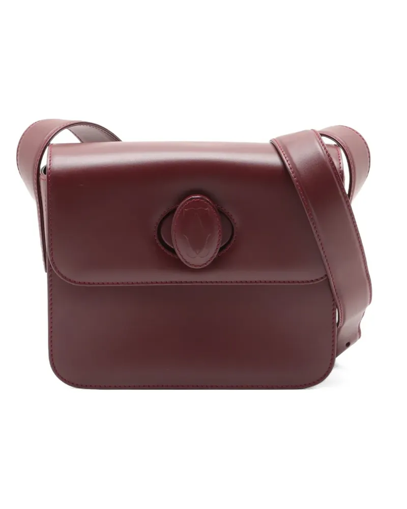 Cartier 1990s Must De Umhängetasche mit Klappe - Braun Braun