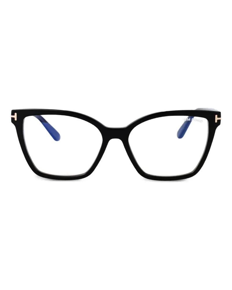 Tom Ford Brille mit Cat-Eye-Gestell - Schwarz Schwarz