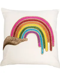 Jonathan Adler Rainbow Hand Kissen mit Perlen Nude