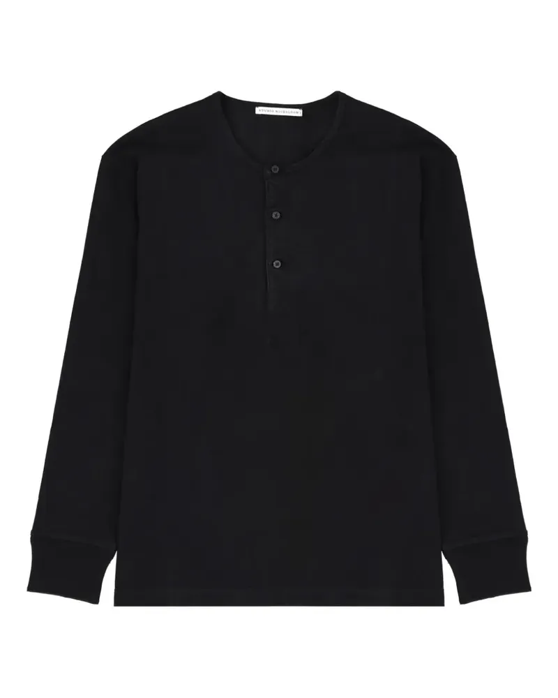 Studio Nicholson Kuyto Langarmshirt - Schwarz Schwarz