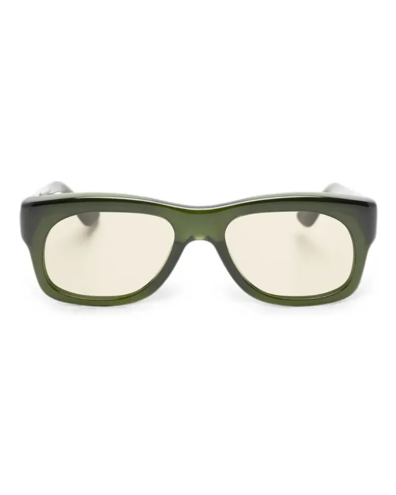 Port Tanger Sonnenbrille mit eckigem Gestell - Grün Grün