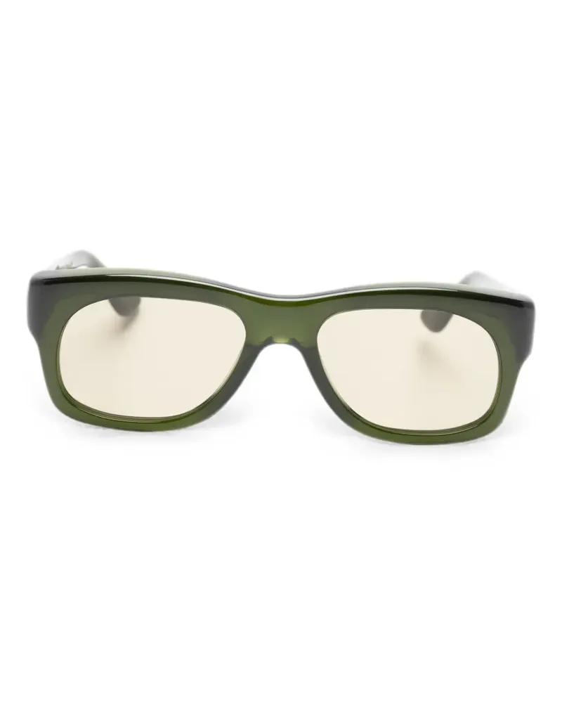 Port Tanger Quwa rectangle-frame sunglasses - Grün Grün