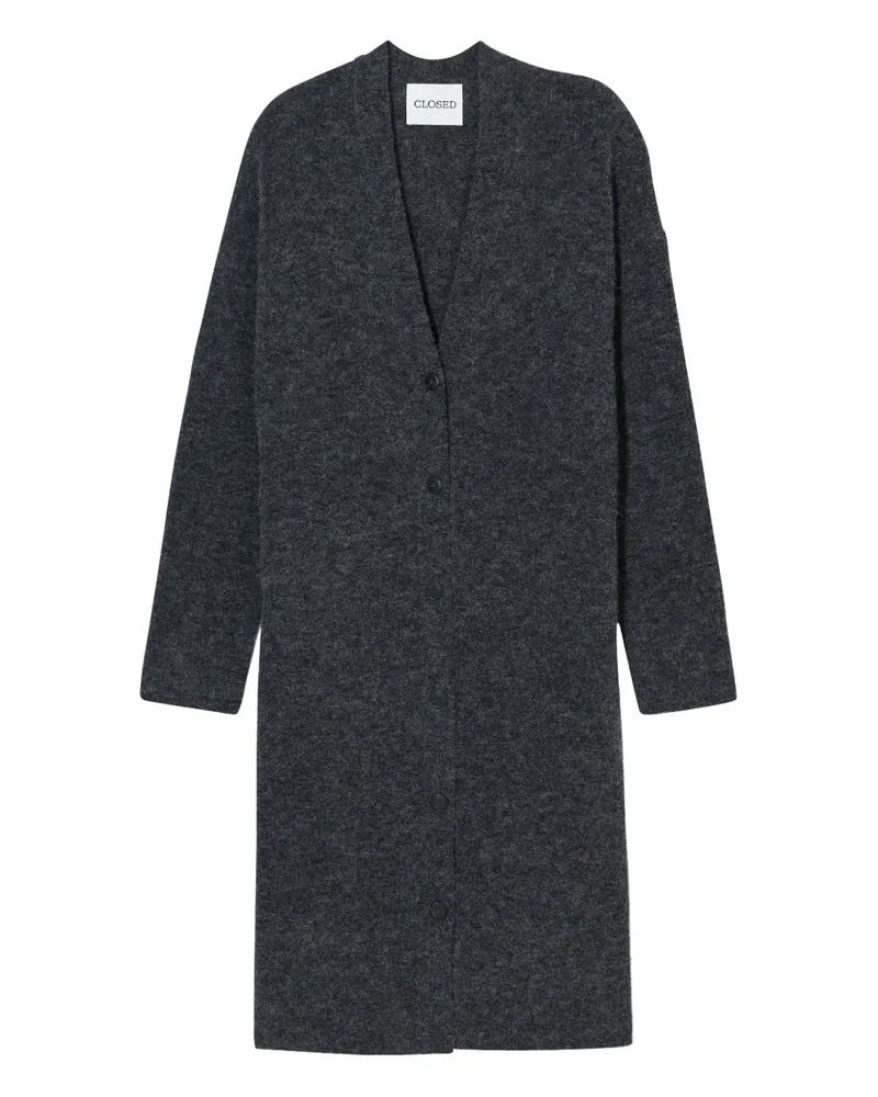 Closed Cardigan mit V-Ausschnitt - Grau Grau