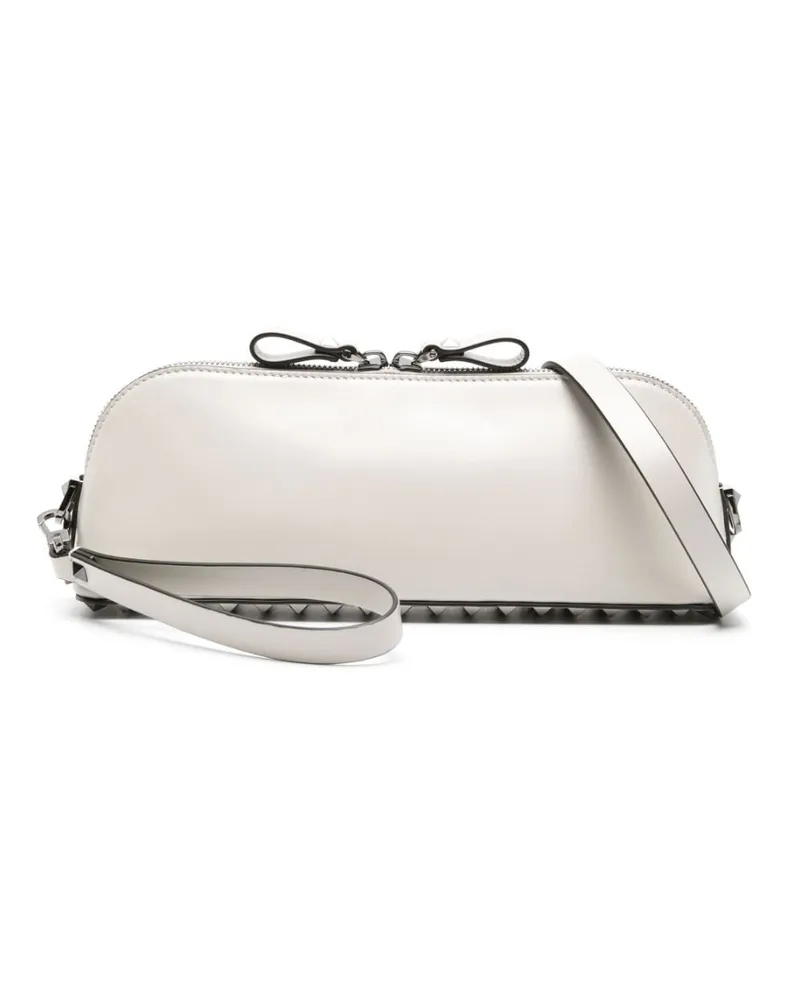 Valentino Garavani Clutch mit Rockstud-Detail - Grau Grau
