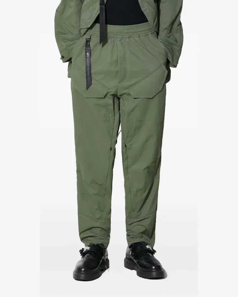 Alpha Industries drawstring tapered trousers - Grün Grün