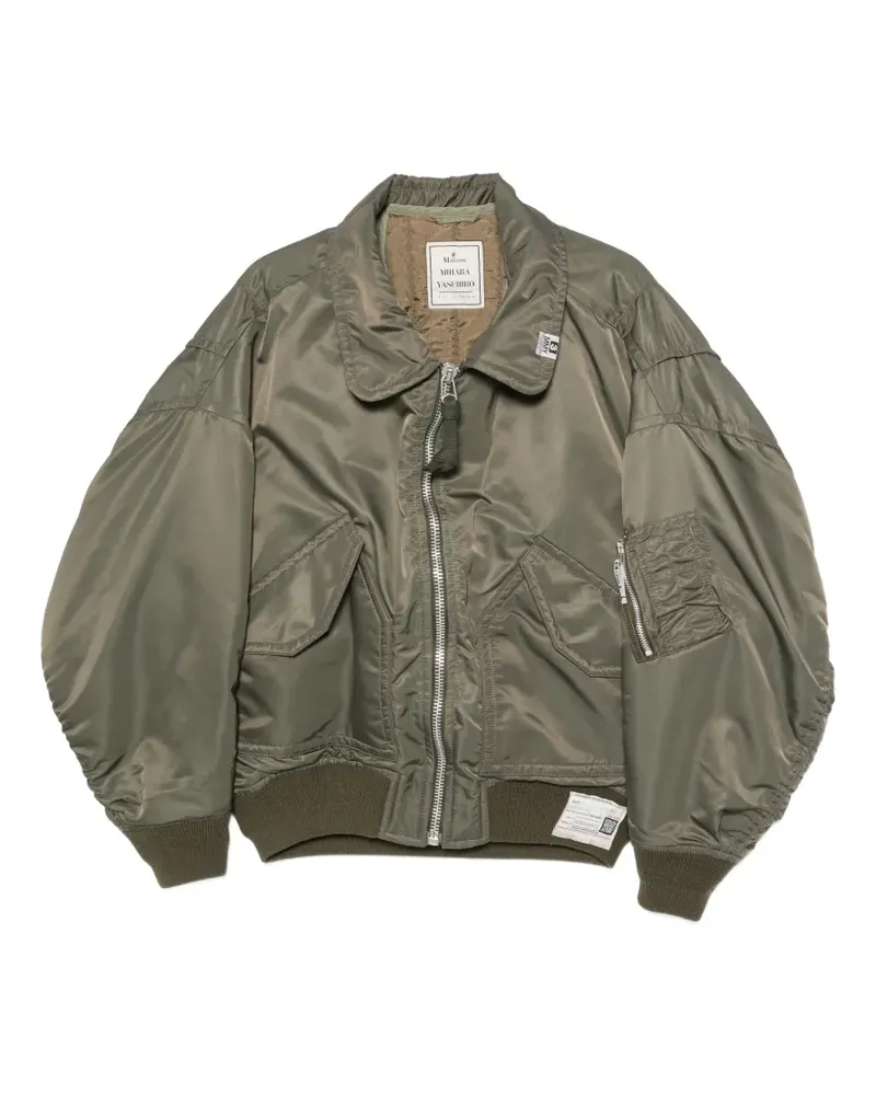 MIHARAYASUHIRO Bomberjacke im Oversized-Look - Grün Grün