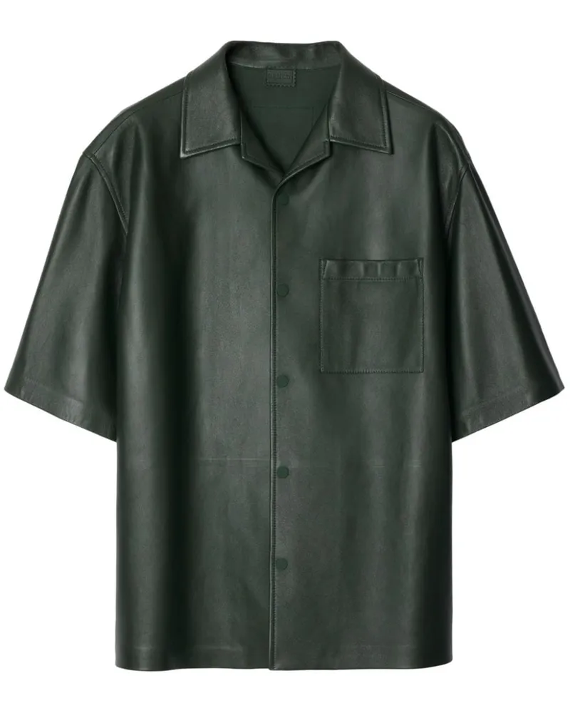 Burberry Hemd aus Leder - Grün Grün