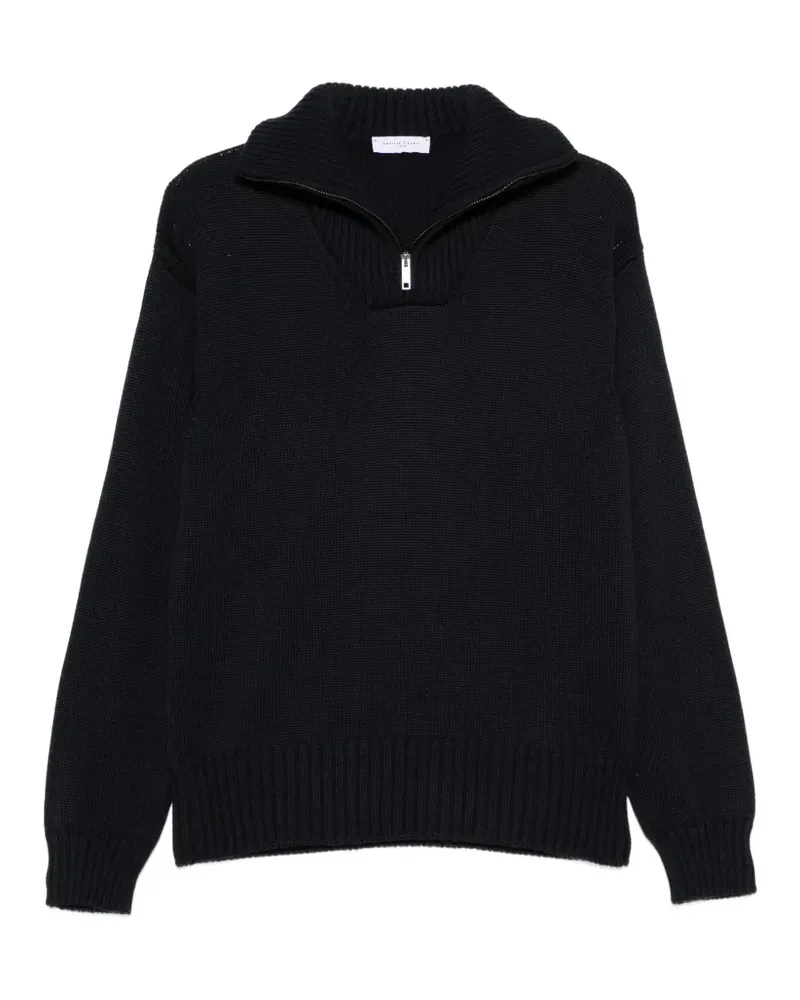 Daniele Fiesoli Pullover mit kurzem Reißverschluss - Blau Blau